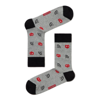 Heren happy sok wifi Diwari katoen